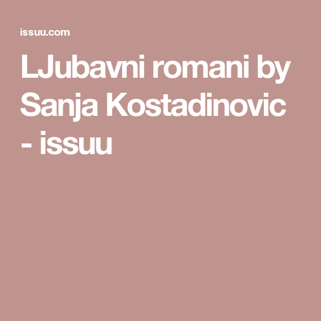 ljubavni romani pdf scribd download
